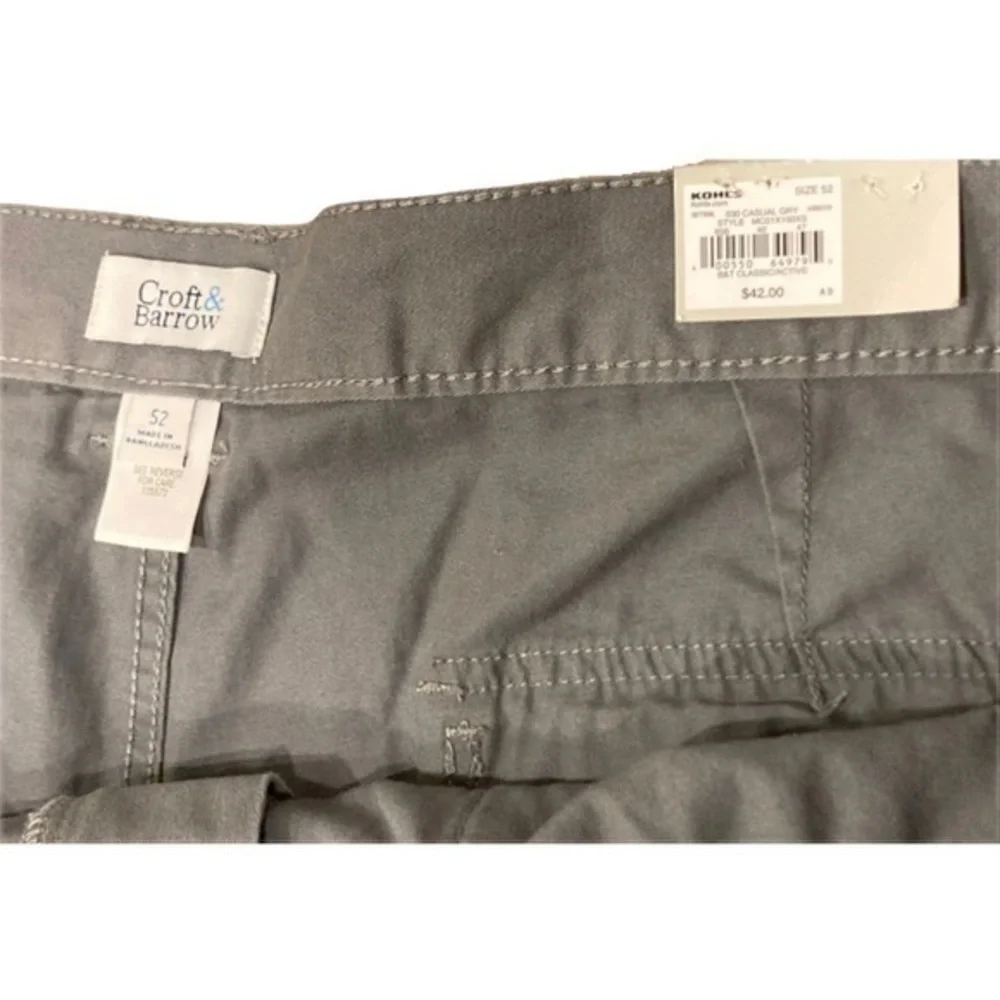 NEW Mens 52 Croft & Barrow Cargo Shorts Big & Tall Side 9